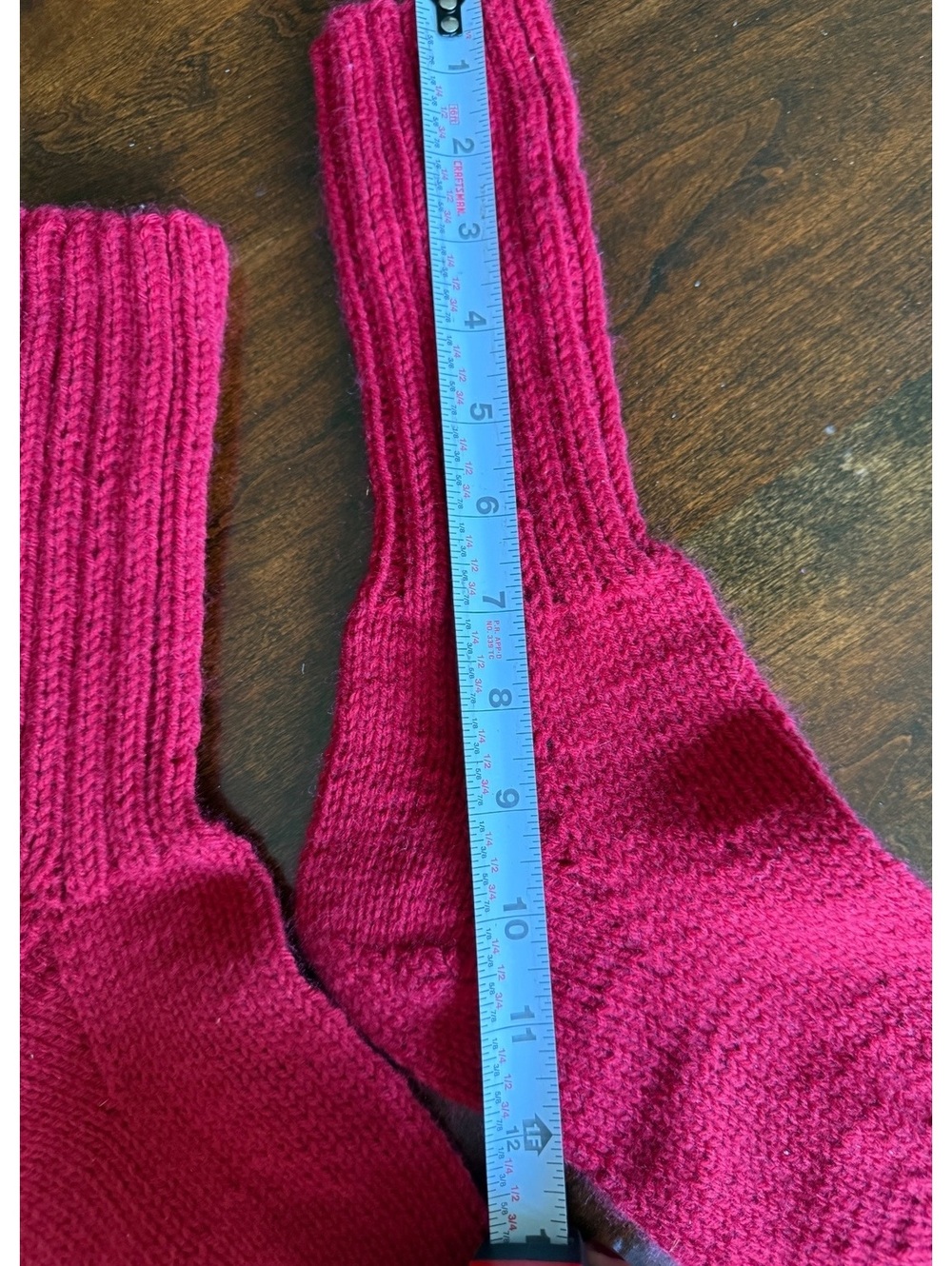 Hand-Knitted Colorful Wool Socks - Two Pairs - Picture 7 of 9